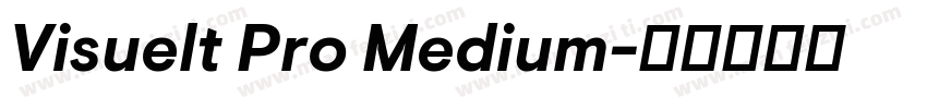 Visuelt Pro Medium字体转换